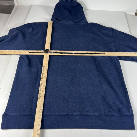 Champion Georgia Tech Yellow Jackets Sweatshirt Adult Large Blue Faded Hoodie - Picture 12 of 16